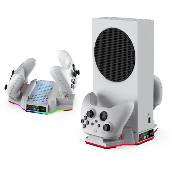 پایه چندکاره DOBE RGB LED برای XBOX Series S - سفید